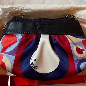 Adorable Coach Multicolor Coin Purse Wallet